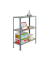 Regal SIMONHOME CLICK MINI 8425437136092 grau, eiche 80,0 x 30,0 x 90,0 cm