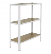 Regal SIMONHOME CLICK MINI 8425437137020 weiß, eiche 80,0 x 30,0 x 90,0 cm
