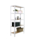 Regal SIMONHOME CLICK MINI 8425437137044 weiß, eiche 80,0 x 30,0 x 180,0 cm