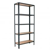 Regal SIMONHOME CLICK MINI 8425437137075 anthrazit, eiche 80,0 x 30,0 x 180,0 cm