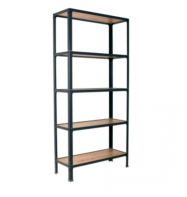 Regal SIMONHOME CLICK MINI 8425437137075 anthrazit, eiche 80,0 x 30,0 x 180,0 cm