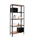 Regal SIMONHOME CLICK MINI 8425437137075 anthrazit, eiche 80,0 x 30,0 x 180,0 cm