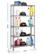 Schwerlastregal MADERCLICK PLUS 8435104907474 grau 100,0 x 30,0 x 200,0 cm