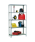 Schwerlastregal MADERCLICK PLUS 8435104907481 grau 100,0 x 40,0 x 200,0 cm