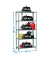 Schwerlastregal MADERCLICK PLUS 8435104907481 grau 100,0 x 40,0 x 200,0 cm