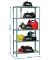 Schwerlastregal MADERCLICK PLUS 8435104908075 grau 100,0 x 50,0 x 200,0 cm