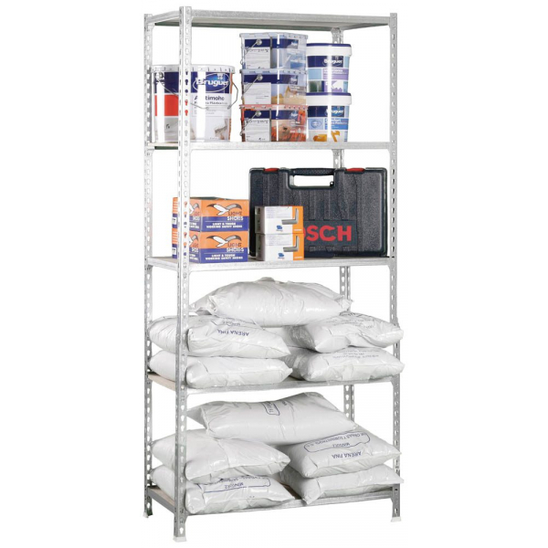 8435104912621 - Schwerlastregal MADERCLICK 8435104912621 silber 900 x 500 x 1800 cm 8435104912621 Simonrack 8435104912621 - Schwerlastregal MADERCLICK 8435104912621 silber 900 x 500 x 1800 cm 8435104912621 Simonrack