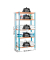 Schwerlastregal MADERCLICK PLUS 8435104912799 blau, orange 100,0 x 30,0 x 200,0 cm