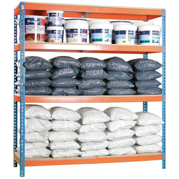 8435104921210 - Schwerlastregal SIMONFORTE CHIPBOARD 8435104921210 blau orange 1500 x 450 x 2000 cm 8435104921210 Simonrack 8435104921210 - Schwerlastregal SIMONFORTE CHIPBOARD 8435104921210 blau orange 1500 x 450 x 2000 cm 8435104921210 Simonrack
