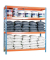 Schwerlastregal SIMONFORTE CHIPBOARD 8435104921609 blau, orange 180,0 x 45,0 x 200,0 cm