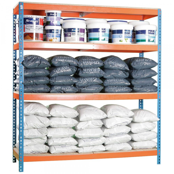 8435104921616 - Schwerlastregal SIMONFORTE CHIPBOARD 8435104921616 blau orange 1800 x 600 x 2000 cm 8435104921616 Simonrack 8435104921616 - Schwerlastregal SIMONFORTE CHIPBOARD 8435104921616 blau orange 1800 x 600 x 2000 cm 8435104921616 Simonrack