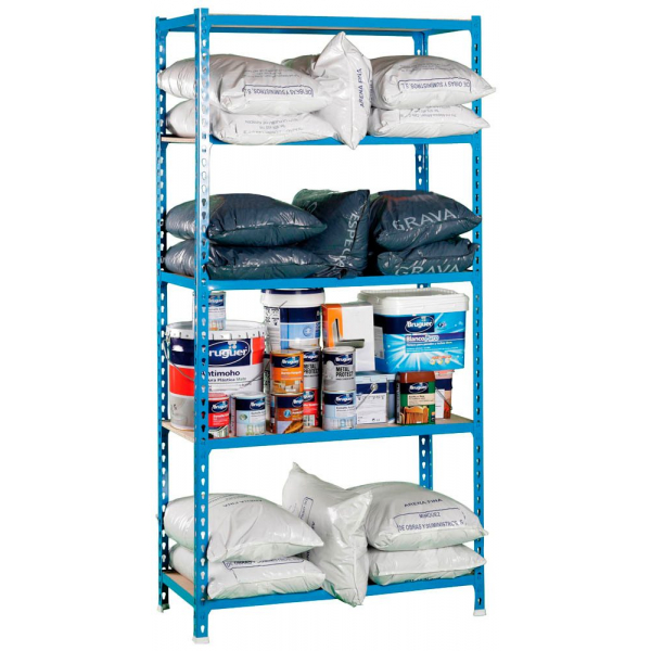 8435104937242 - Schwerlastregal MADERCLICK MINI 8435104937242 blau 800 x 300 x 1800 cm 8435104937242 Simonrack 8435104937242 - Schwerlastregal MADERCLICK MINI 8435104937242 blau 800 x 300 x 1800 cm 8435104937242 Simonrack