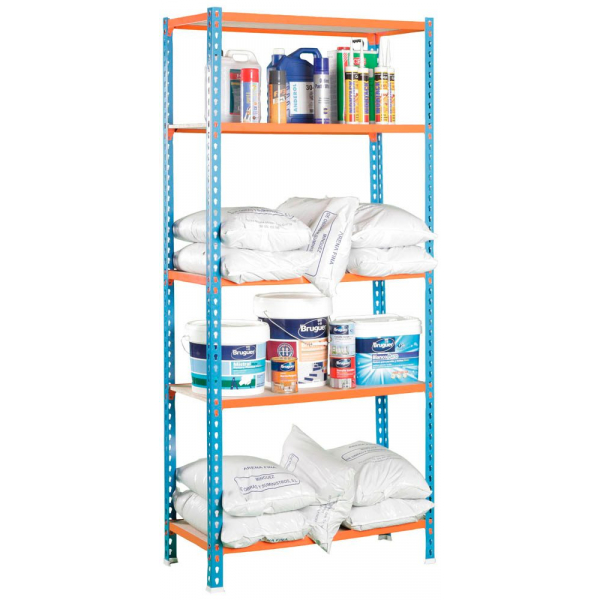 8435104937259 - Schwerlastregal MADERCLICK MINI 8435104937259 blau orange 800 x 300 x 1800 cm 8435104937259 Simonrack 8435104937259 - Schwerlastregal MADERCLICK MINI 8435104937259 blau orange 800 x 300 x 1800 cm 8435104937259 Simonrack