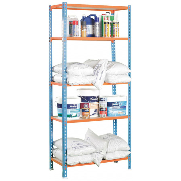 8435104937334 - Schwerlastregal MADERCLICK SUPERPLUS 8435104937334 blau orange 1100 x 400 x 2000 cm 8435104937334 Simonrack 8435104937334 - Schwerlastregal MADERCLICK SUPERPLUS 8435104937334 blau orange 1100 x 400 x 2000 cm 8435104937334 Simonrack