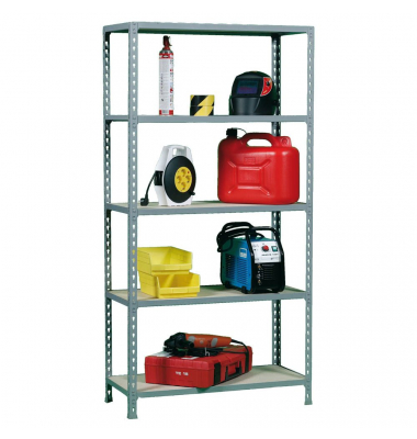 Schwerlastregal MADERCLICK SUPERPLUS 8435104937358 grau 110,0 x 50,0 x 200,0 cm
