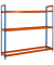Reifenregal AUTOFORTE 8435104947449 blau, orange 150,0 x 45,0 x 200,0 cm