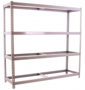 Schwerlastregal SIMONFORTE 8435104950739 silber 240,0 x 60,0 x 200,0 cm