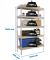 Schwerlastregal SIMONFORTE CHIPBOARD 8435104951156 silber 150,0 x 45,0 x 200,0 cm