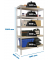 Schwerlastregal SIMONFORTE CHIPBOARD 8435104951187 silber 150,0 x 45,0 x 200,0 cm