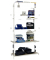 Schwerlastregal MADERCLICK MINI 8435104974551 weiß 80,0 x 30,0 x 180,0 cm