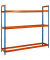 Reifenregal AUTOFORTE 8435104986202 blau, orange 120,0 x 45,0 x 200,0 cm