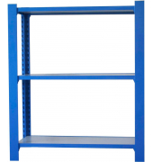 Regal OFFICLICK 8435104994030 blau, weiß 90,0 x 30,0 x 100,0 cm