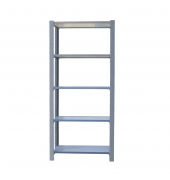 Regal OFFICLICK 8435104994313 grau, weiß 90,0 x 40,0 x 210,0 cm