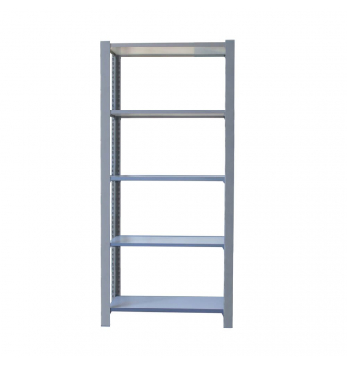 Regal OFFICLICK 8435104994313 grau, weiß 90,0 x 40,0 x 210,0 cm Regal OFFICLICK 8435104994313 grau, weiß 90,0 x 40,0 x 210,0 cm