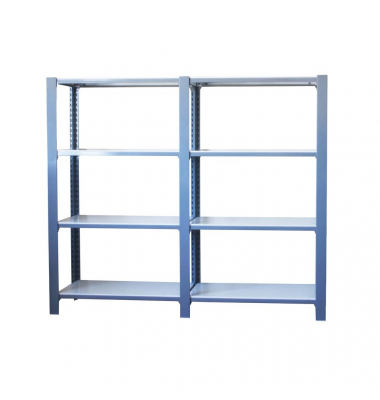 Regal OFFICLICK 8435104998472 hellgrau, weiß 180,0 x 40,0 x 150,0 cm