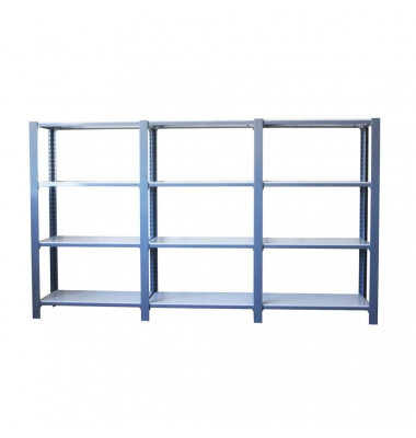 Regal OFFICLICK 8435104998502 hellgrau, weiß 270,0 x 40,0 x 150,0 cm Regal OFFICLICK 8435104998502 hellgrau, weiß 270,0 x 40,0 x 150,0 cm