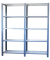 Regal OFFICLICK 8435104998533 hellgrau, weiß 180,0 x 30,0 x 210,0 cm