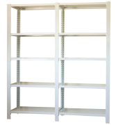 Regal OFFICLICK 8435104998557 weiß 180,0 x 30,0 x 210,0 cm
