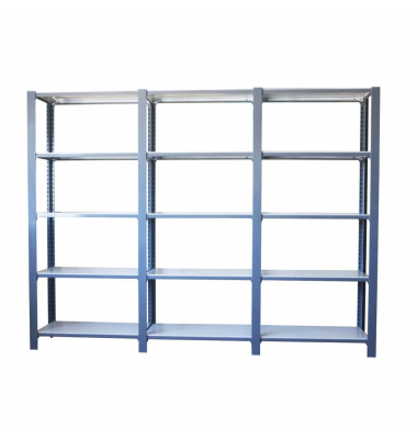 Regal OFFICLICK 8435104998564 hellgrau, weiß 270,0 x 30,0 x 210,0 cm Regal OFFICLICK 8435104998564 hellgrau, weiß 270,0 x 30,0 x 210,0 cm