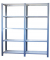 Regal OFFICLICK 8435104998595 hellgrau, weiß 180,0 x 40,0 x 210,0 cm