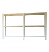 Regal OFFICLICK 8435104998663 weiß 180,0 x 30,0 x 100,0 cm