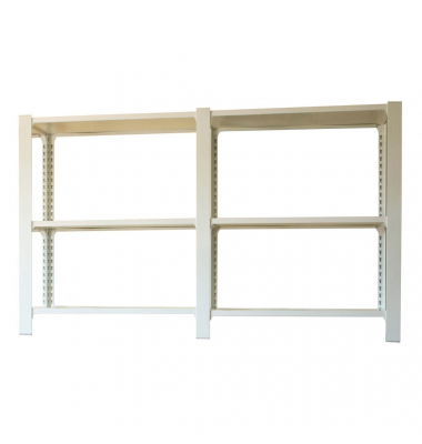 Regal OFFICLICK 8435104998663 weiß 180,0 x 30,0 x 100,0 cm Regal OFFICLICK 8435104998663 weiß 180,0 x 30,0 x 100,0 cm