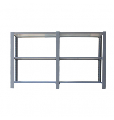 Regal OFFICLICK 8435104998908 grau, weiß 180,0 x 40,0 x 100,0 cm Regal OFFICLICK 8435104998908 grau, weiß 180,0 x 40,0 x 100,0 cm