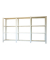 Regal OFFICLICK 8435104999110 weiß 270,0 x 30,0 x 150,0 cm