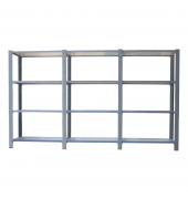 Regal OFFICLICK 8435104999172 grau, weiß 270,0 x 30,0 x 150,0 cm