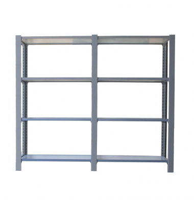 Regal OFFICLICK 8435104999264 grau, weiß 180,0 x 40,0 x 150,0 cm Regal OFFICLICK 8435104999264 grau, weiß 180,0 x 40,0 x 150,0 cm