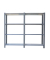 Regal OFFICLICK 8435104999264 grau, weiß 180,0 x 40,0 x 150,0 cm