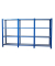 Regal OFFICLICK 8435104999325 blau, weiß 270,0 x 30,0 x 150,0 cm