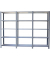 Regal OFFICLICK 8435104999530 grau, weiß 270,0 x 30,0 x 210,0 cm