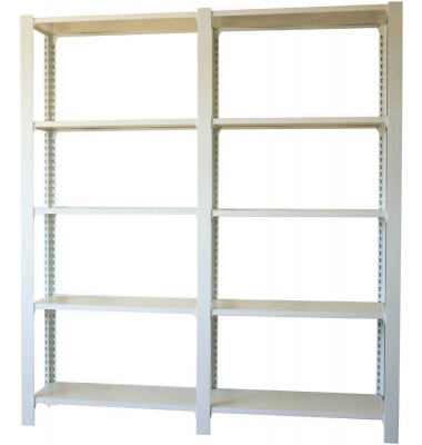 Regal OFFICLICK 8435104999561 weiß 180,0 x 40,0 x 210,0 cm Regal OFFICLICK 8435104999561 weiß 180,0 x 40,0 x 210,0 cm