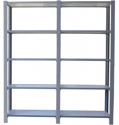 Regal OFFICLICK 8435104999622 grau, weiß 180,0 x 40,0 x 210,0 cm Regal OFFICLICK 8435104999622 grau, weiß 180,0 x 40,0 x 210,0 cm