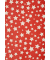 Geschenkpapier Diadem 017620, Sterne, 50cm x 20m, rot/natur