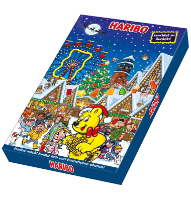 Adventskalender 10041344 Adventskalender Haribo-B&auml;r weihnachtlich