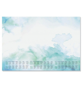 Schreibunterlage DESIGN HO314 blau/grün Watercolor Sea 59,5x41cm