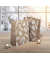 Geschenktasche GT120 Pine cones and pine branches Large, Weihnachten, mit Schleifenband, Piniezapfen und -zweige, 26cm x 33cm