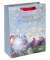 Geschenktasche GT114 Charmful Christmas Large, Weihnachten, mit Schleifenband, Merry Christmas, 26cm x 33cm